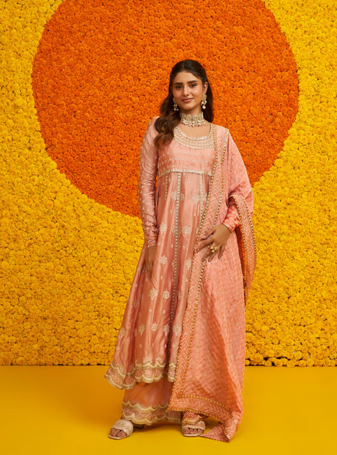 Palki Anarkali Set With Dupatta